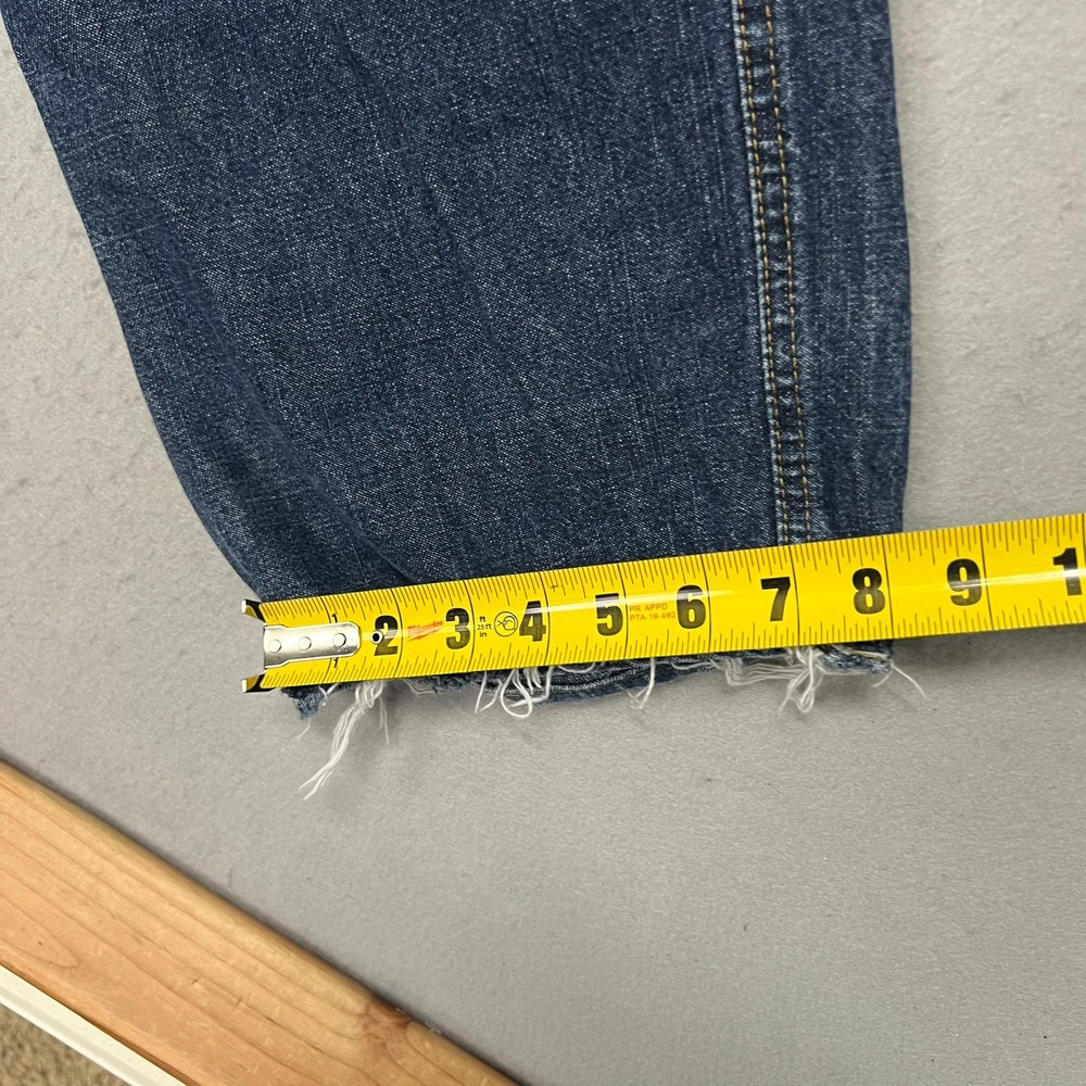 Vintage Y2K Polo Jeans Co Ralph Lauren Mens Carpenter 38x34 Blue Distressed - Picture 13 of 13